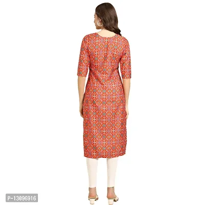 Women Crepe Digital Printed Straight Kurti  Pack of 6-thumb4