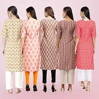 Women Stylish Crepe Printed Straight Kurta-thumb1