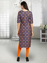 Stylish Multicoloured Crepe Stitched Kurta For Women-thumb3