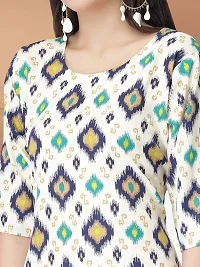 Women Stylish Crepe Printed Straight Kurta-thumb3