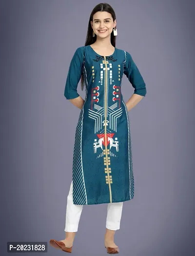 Amazing American Crepe Printed Kurti For Women