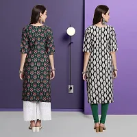 Fancy Crepe Kurtas For Women Pack Of 2-thumb1