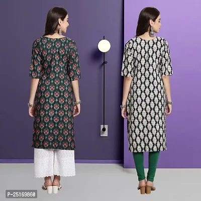 Fancy Crepe Kurtas For Women Pack Of 2-thumb2