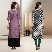 Fancy Rayon Kurtis For Women Pack Of 2-thumb1