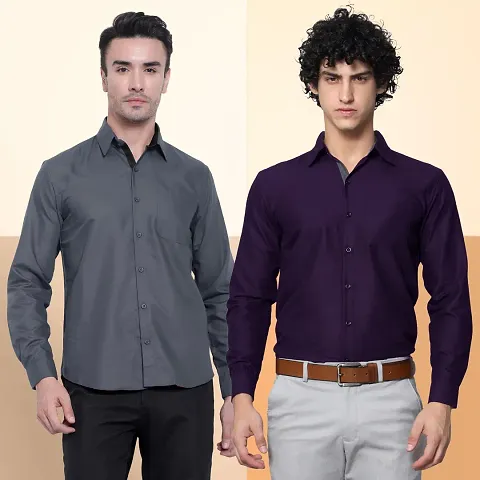 Comfortable Cotton Long Sleeve Formal Shirt 