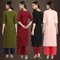 Fancy Crepe Kurtis for Women Pack Of 4-thumb1