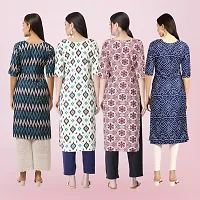 Women Stylish Crepe Printed Straight Kurta-thumb1