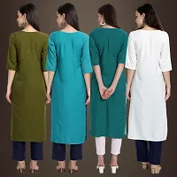 Fancy Crepe Kurtis for Women Pack Of 4-thumb1