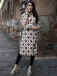 Attractive Multicoloured Printed Crepe Kurtas For Women Pack Of 4-thumb2