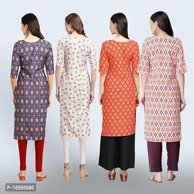 Women Stylish Crepe Straight Kurta-thumb2