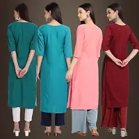 Fancy Crepe Kurtis for Women Pack Of 4-thumb1