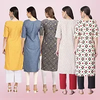 Women Stylish Crepe Printed Straight Kurta-thumb1