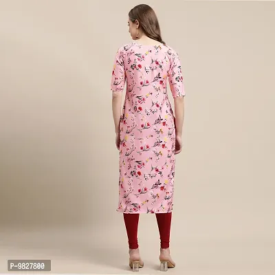 Women Crepe Digital Printed Straight Kurti  Pack of 6-thumb3