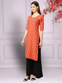 Stylish Crepe Stitched Kurta For Women-thumb1