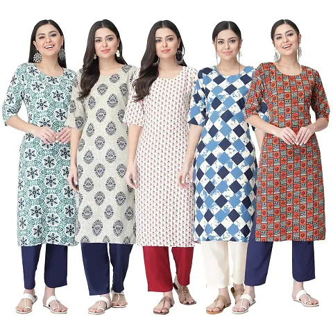 Classic Crepe Kurtis Combo For Women