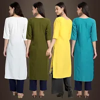 Fancy Crepe Kurtis for Women Pack Of 4-thumb1