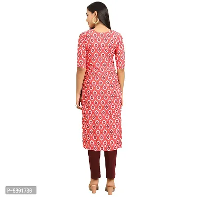 Stylish Digital Printed Woman Crepe Multicolored Kurtis Pack of 2-thumb2