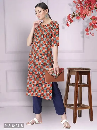 Stylish Crepe Stitched Kurta For Women