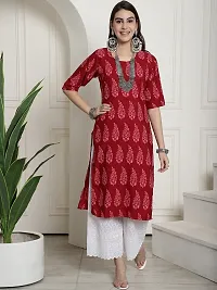 Attractive Multicoloured Printed Crepe Kurtas For Women Pack Of 4-thumb2