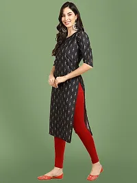 Stylish Crepe Printed Kurti For Women-thumb1