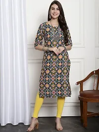 Attractive Multicoloured Printed Crepe Kurtas For Women Pack Of 4-thumb3