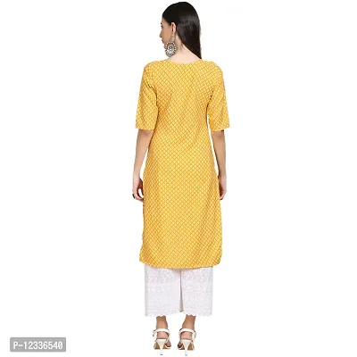 Elite Crepe Printed Straight Stitched Kurta For Women- Pack Of 3-thumb4