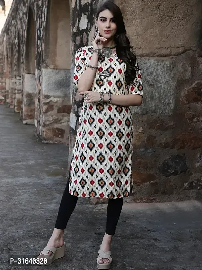 Attractive Multicoloured Printed Crepe Kurtas For Women Pack Of 4-thumb3