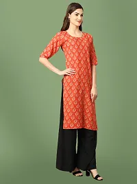 Stylish Crepe Printed Kurti For Women-thumb2