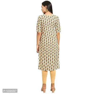 Straight Multicoloured Printed Crepe Kurta Pack Of 2-thumb2