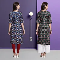 Fancy Crepe Kurtas For Women Pack Of 2-thumb1