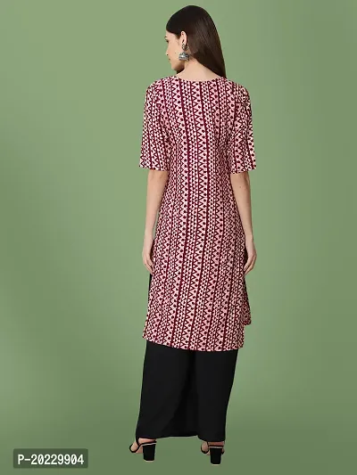 Stylish Crepe Printed Kurti For Women-thumb4