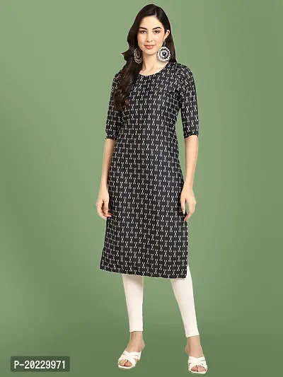 Stylish Crepe Printed Kurti For Women