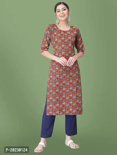 Stylish Crepe Printed Kurti For Women