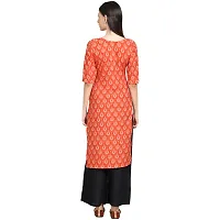 Women Crepe Digital Printed Straight Kurti  Pack of 6-thumb3