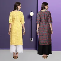 Fancy Crepe Kurtas For Women Pack Of 2-thumb1