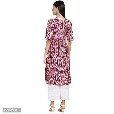 Women Crepe Digital Printed Straight Kurti  Pack of 6-thumb3