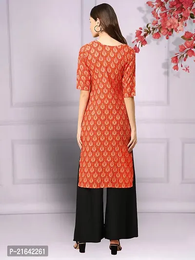 Stylish Crepe Stitched Kurta For Women-thumb3