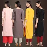 Fancy Crepe Kurtis for Women Pack Of 4-thumb1