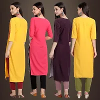 Fancy Crepe Kurtis for Women Pack Of 4-thumb1