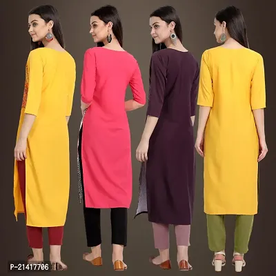 Fancy Crepe Kurtis for Women Pack Of 4-thumb2