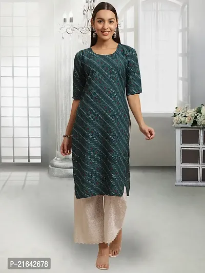 Stylish Blue Crepe Stitched Kurta For Women-thumb2