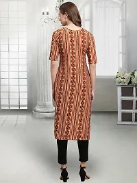 Stylish Multicoloured Crepe Stitched Kurta For Women-thumb4