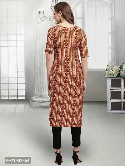 Stylish Multicoloured Crepe Stitched Kurta For Women-thumb5