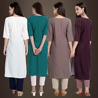 Fancy Crepe Kurtis for Women Pack Of 4-thumb1