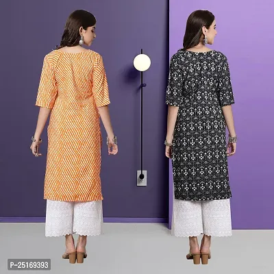 Fancy Crepe Kurtas For Women Pack Of 2-thumb2