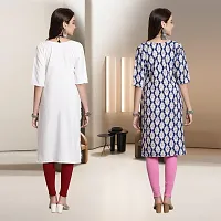 Fancy Rayon Kurtis For Women Pack Of 2-thumb1