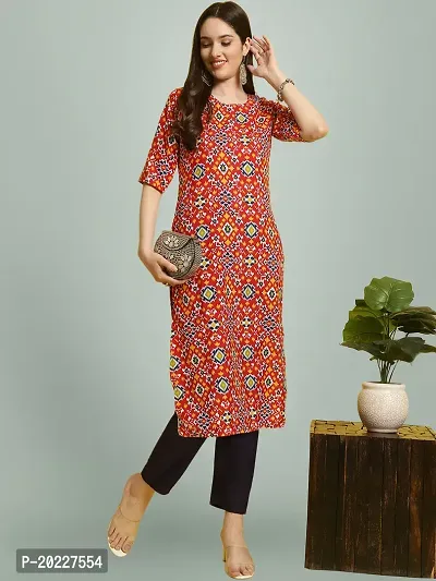 New Stylish Crepe Printed Kurti For Women