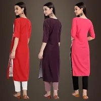 Fancy Crepe Kurtis for Women Pack Of 3-thumb1