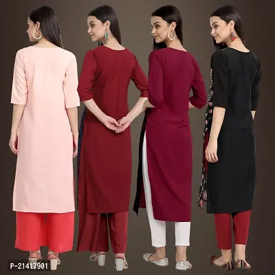 Fancy Crepe Kurtis for Women Pack Of 4-thumb2