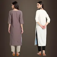 Fancy Crepe Kurtis for Women Pack Of 2-thumb1